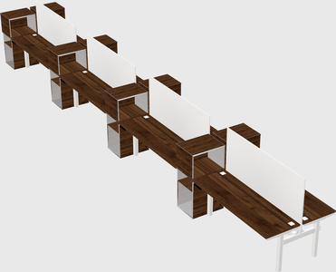 Shared electric desk + cabinet
