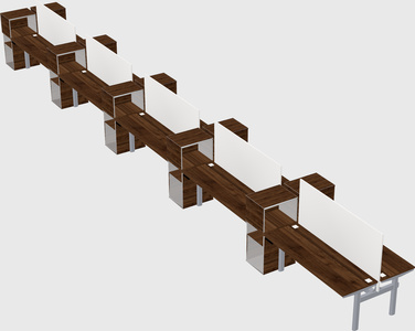 Shared electric desk + cabinet