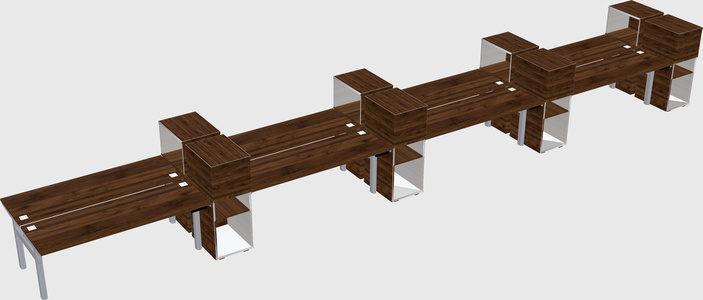 Shared electric desk + cabinet