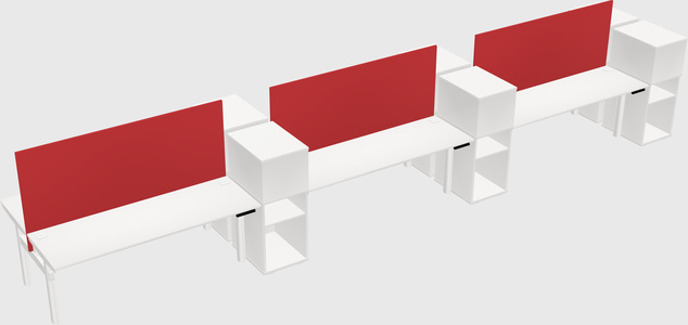 Shared Electric Desk + Cabinet
