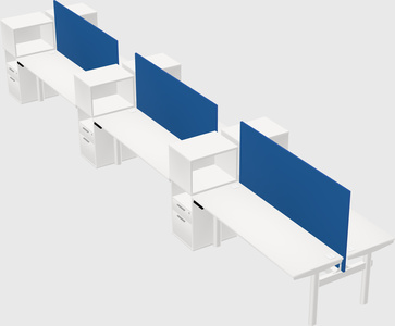 Shared electric desk + cabinet
