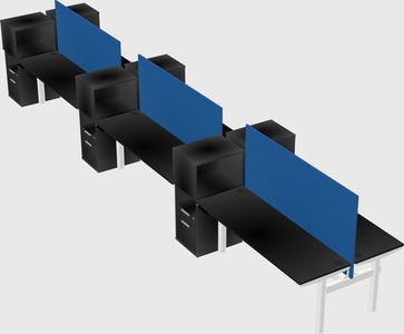 Shared electric desk + cabinet