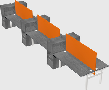 Shared electric desk + cabinet