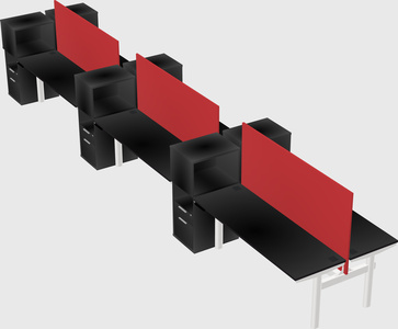 Shared electric desk + cabinet