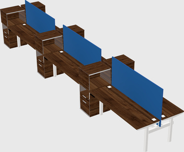Shared electric desk + cabinet