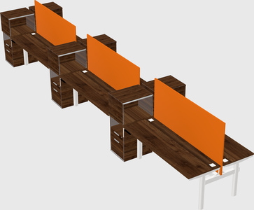 Shared electric desk + cabinet
