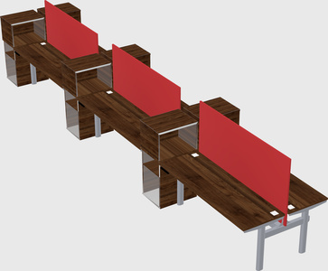 Shared electric desk + cabinet