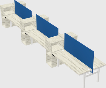 Shared electric desk + cabinet