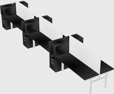 Shared electric desk + cabinet