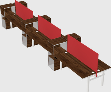 Shared electric desk + cabinet
