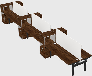 Shared electric desk + cabinet