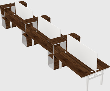 Shared electric desk + cabinet