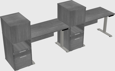 Height-adjustable Desk - Grade 3 W/cabinet