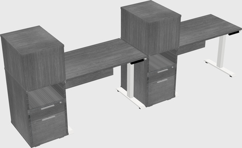 Height-adjustable Desk - Grade 3 W/cabinet