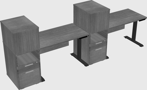 Height-adjustable Desk - Grade 3 W/cabinet