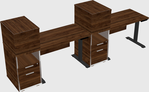 Height-adjustable Desk - Grade 3 W/cabinet