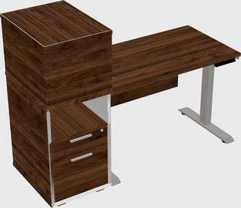 Height-adjustable Desk - Grade 3 W/cabinet