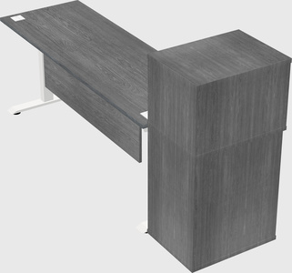 Height-adjustable desk - grade 3 w/cabinet