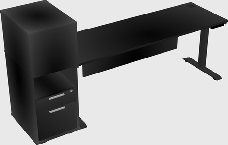 Height-adjustable Desk - Grade 3 W/cabinet