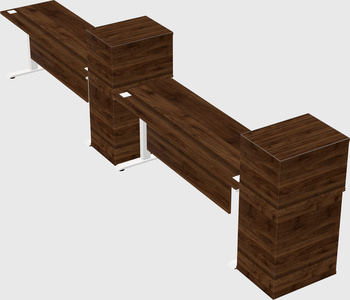 Height-adjustable desk - grade 3 w/cabinet
