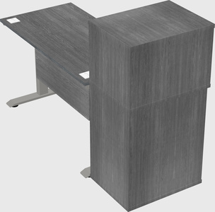 Height-adjustable desk - grade 3 w/cabinet