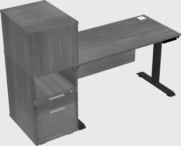 Height-adjustable Desk - Grade 3 W/cabinet