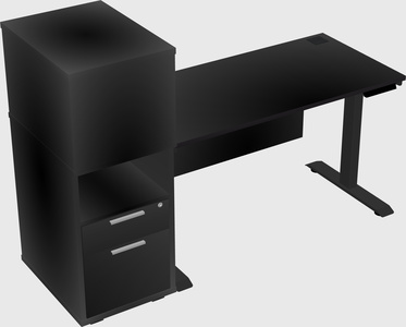 Height-adjustable Desk - Grade 3 W/cabinet