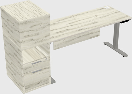 Height-adjustable Desk - Grade 3 W/cabinet