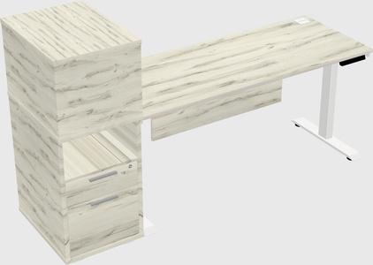 Height-adjustable Desk - Grade 3 W/cabinet