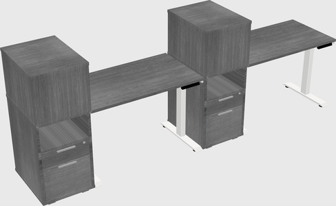 Height-adjustable Desk - Grade 3 W/cabinet