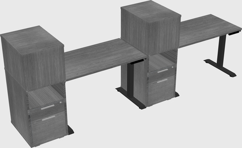Height-adjustable Desk - Grade 3 W/cabinet