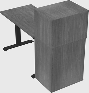 Height-adjustable desk - grade 3 w/cabinet