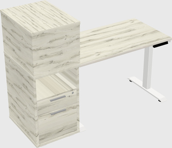 Height-adjustable Desk - Grade 3 W/cabinet