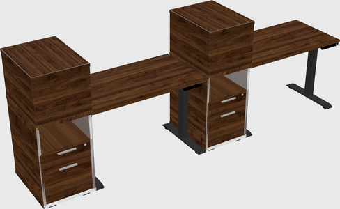 Height-adjustable Desk - Grade 3 W/cabinet