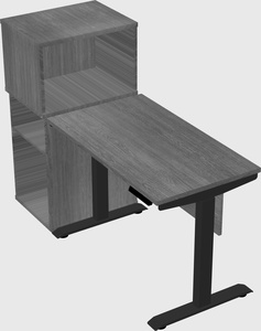 Height-adjustable desk - grade 3 w/cabinet