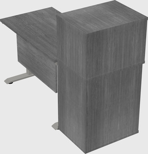 Height-adjustable desk - grade 3 w/cabinet