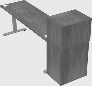Height-adjustable desk - grade 3 w/cabinet