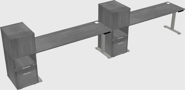 Height-adjustable Desk - Grade 3 W/cabinet