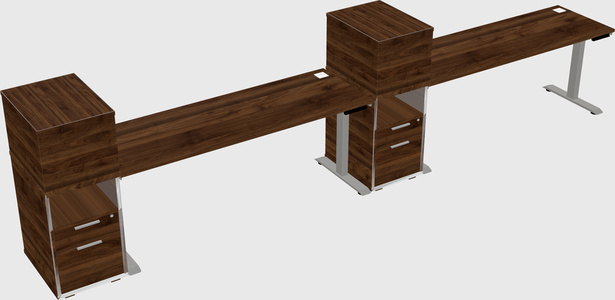 Height-adjustable Desk - Grade 3 W/cabinet