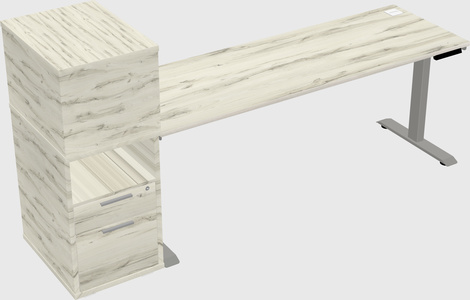 Height-adjustable Desk - Grade 3 W/cabinet
