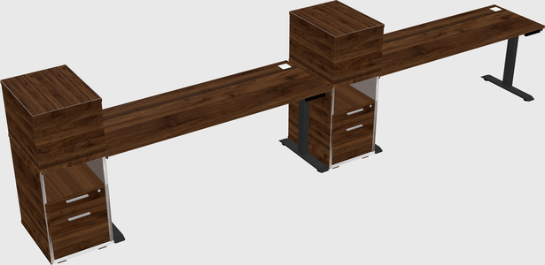 Height-adjustable Desk - Grade 3 W/cabinet