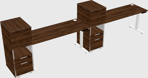 Height-adjustable Desk - Grade 3 W/cabinet