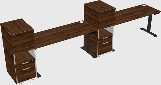 Height-adjustable Desk - Grade 3 W/cabinet