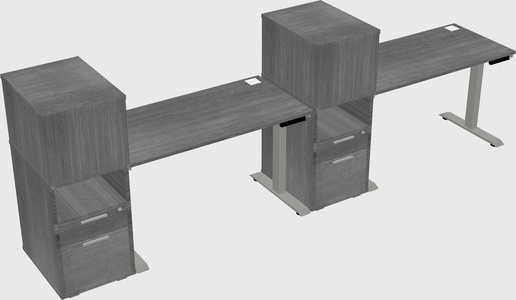 Height-adjustable Desk - Grade 3 W/cabinet