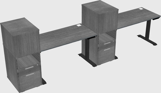 Height-adjustable Desk - Grade 3 W/cabinet