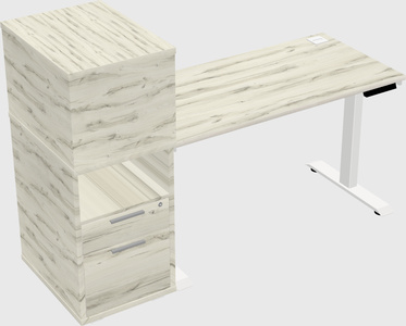 Height-adjustable Desk - Grade 3 W/cabinet
