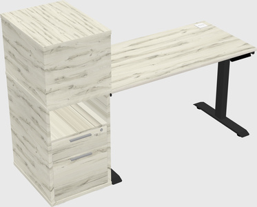 Height-adjustable Desk - Grade 3 W/cabinet