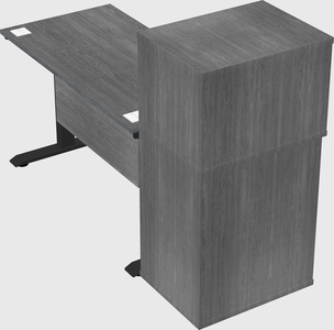 Height-adjustable desk - grade 3 w/cabinet
