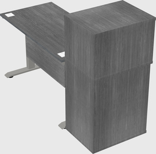 Height-adjustable desk - grade 3 w/cabinet