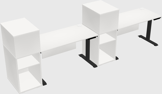 Height-adjustable Desk - Grade 3 W/cabinet